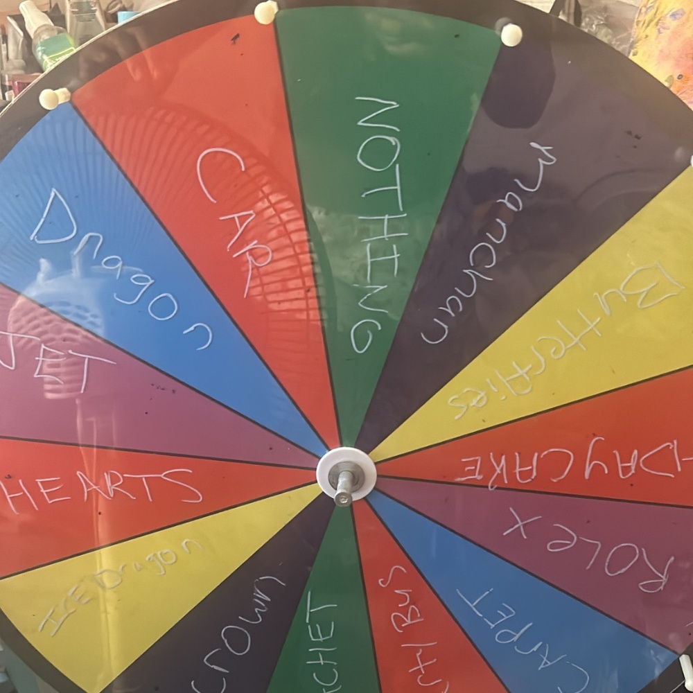 Tall spinning  wheel